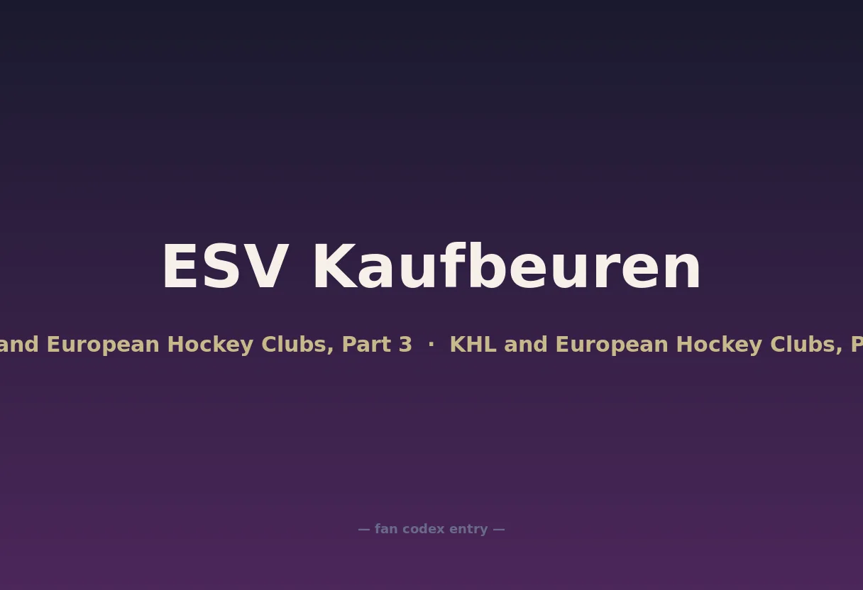 ESV Kaufbeuren