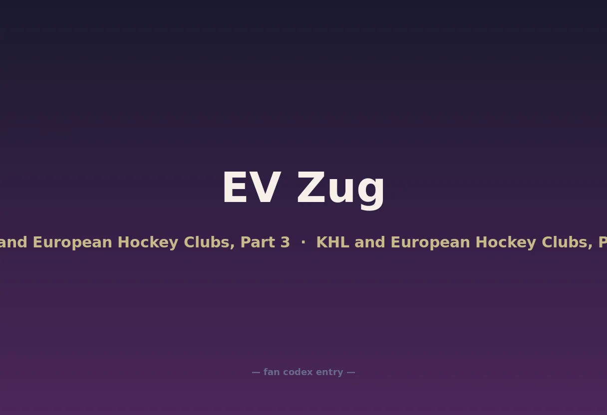 EV Zug