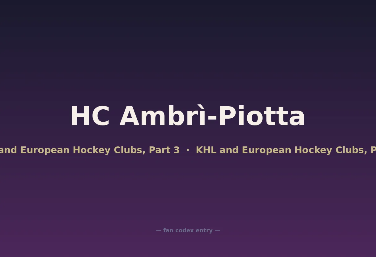 HC Ambrì-Piotta
