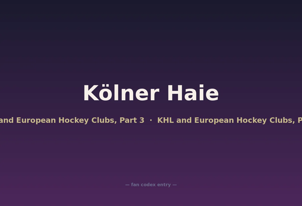 Kölner Haie