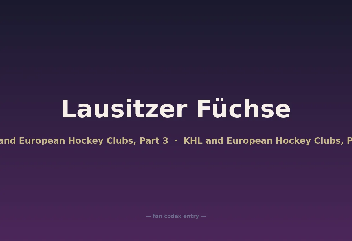 Lausitzer Füchse