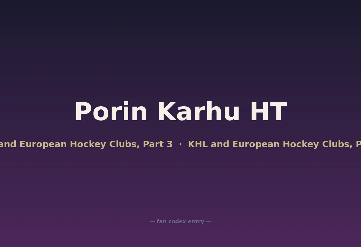 Porin Karhu HT