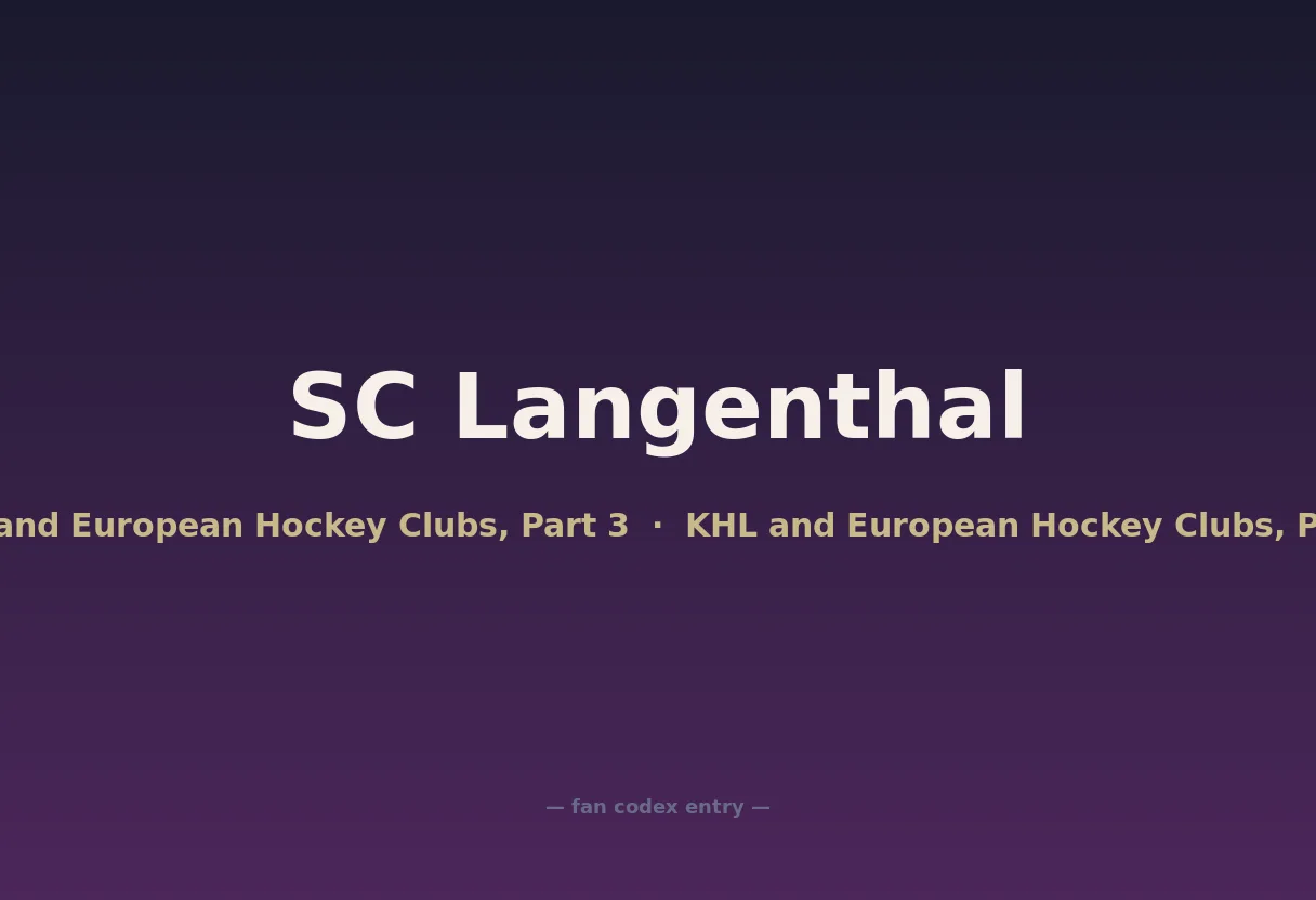 SC Langenthal