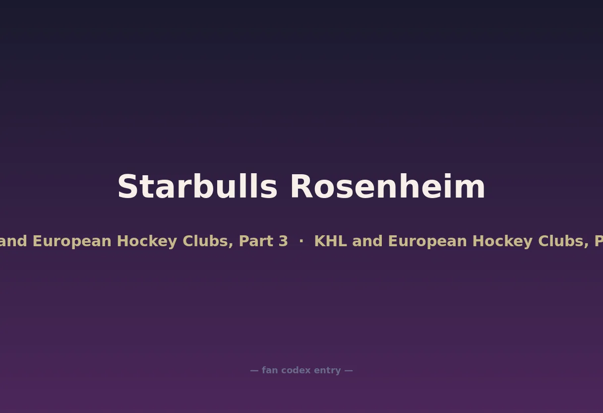 Starbulls Rosenheim