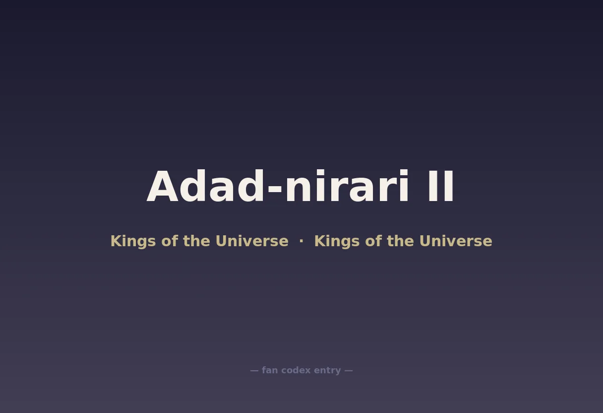 Adad-nirari II
