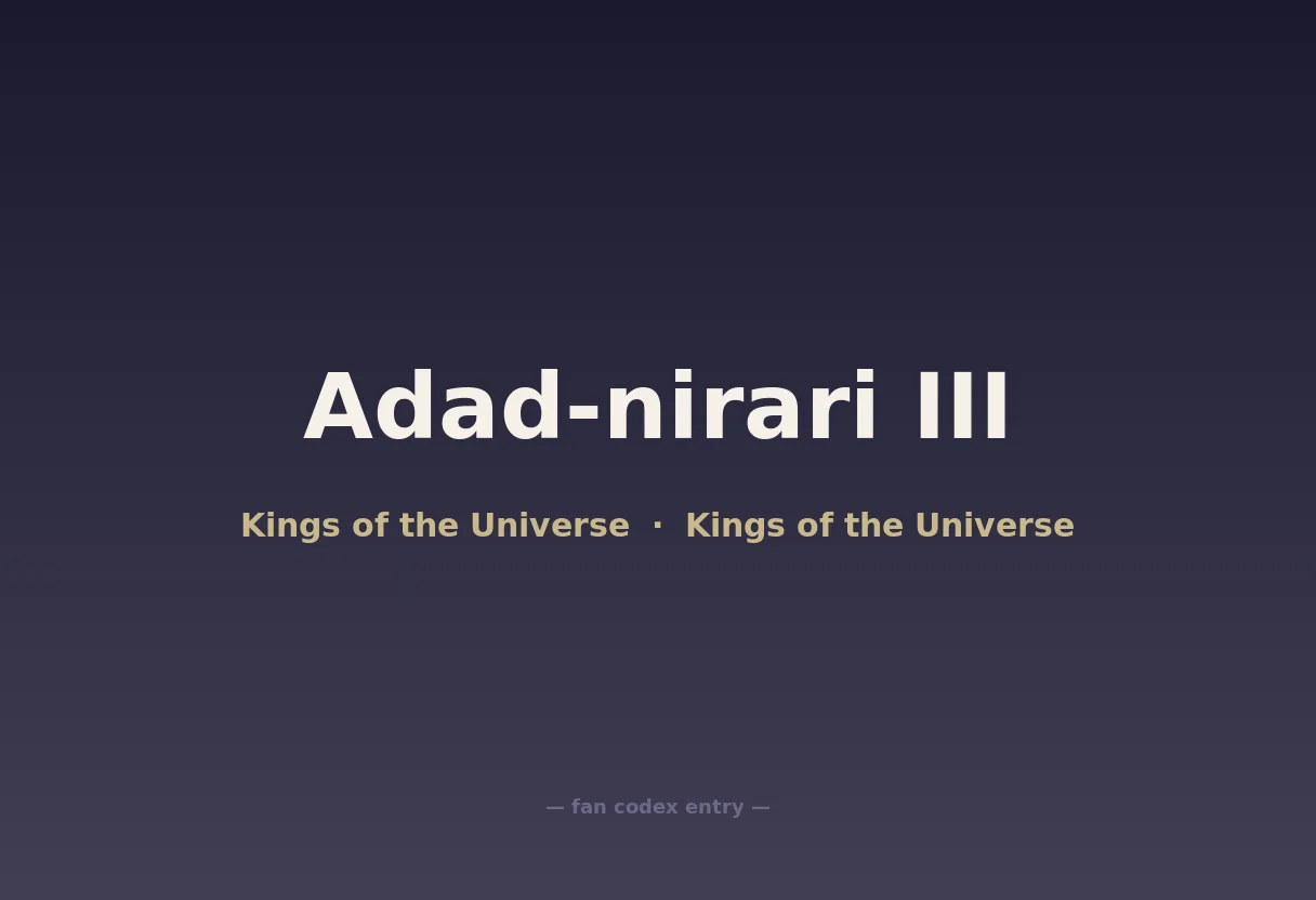 Adad-nirari III