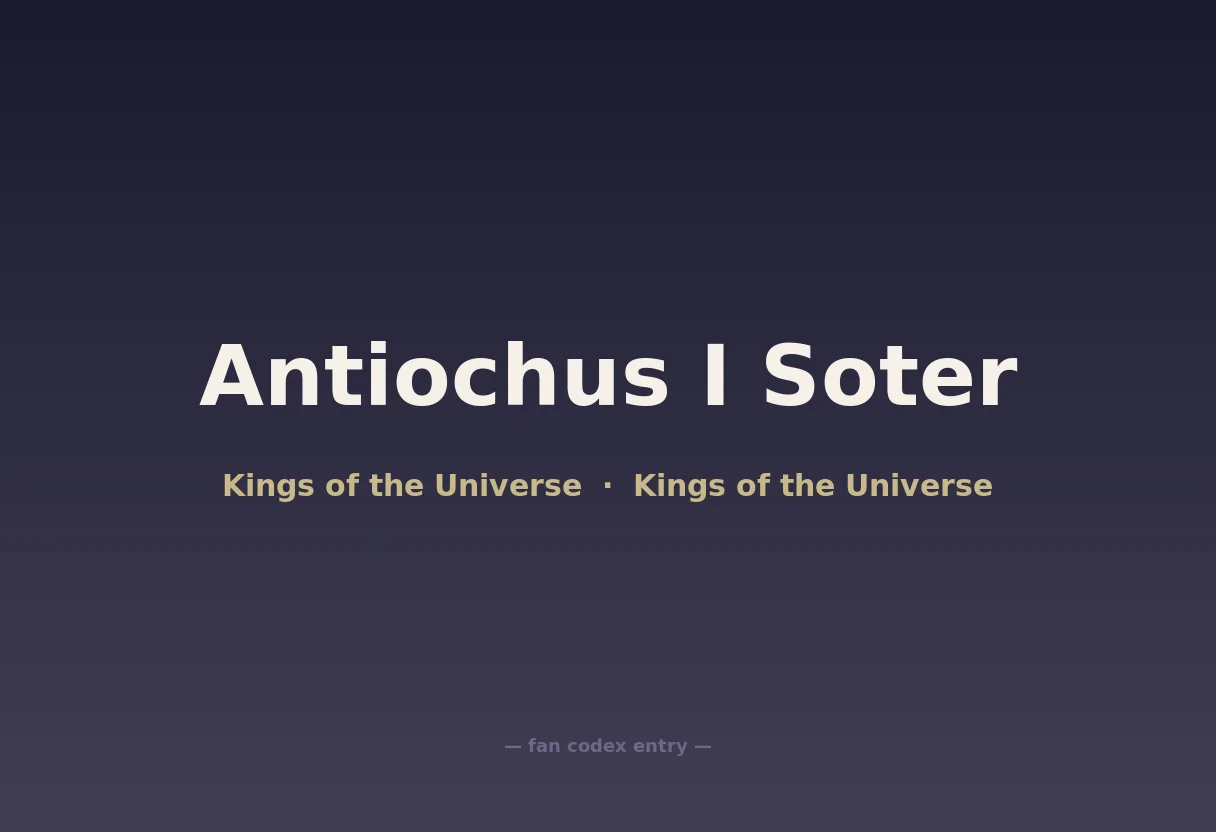 Antiochus I Soter