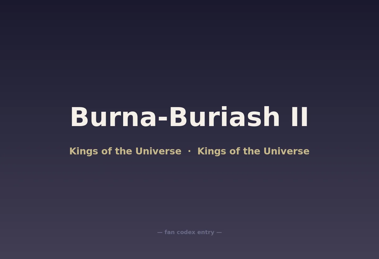 Burna-Buriash II