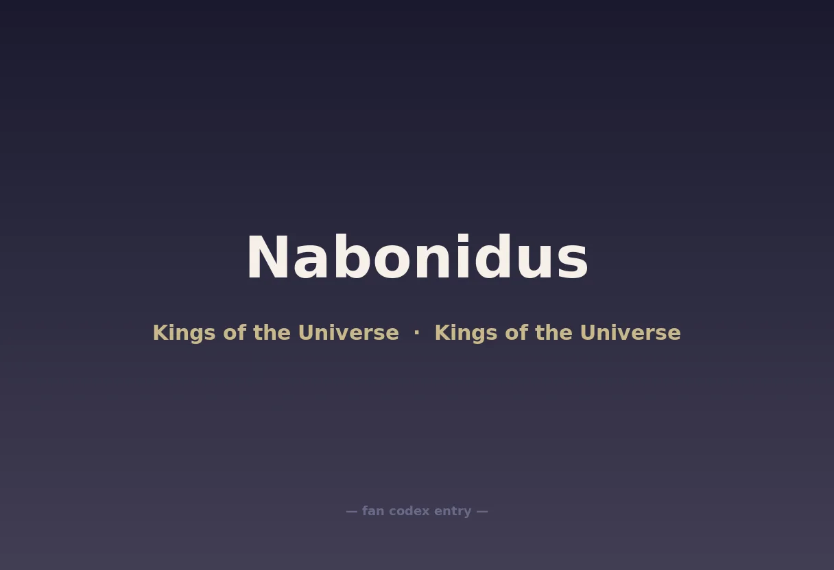 Nabonidus