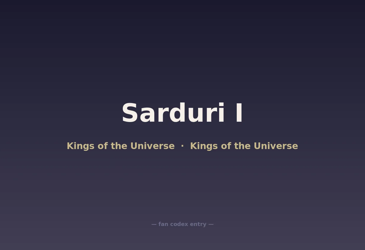 Sarduri I