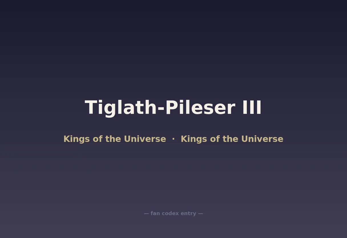 Tiglath-Pileser III
