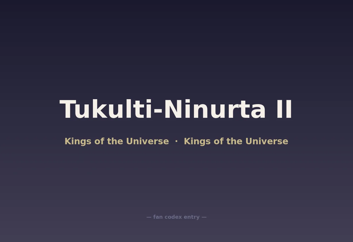 Tukulti-Ninurta II