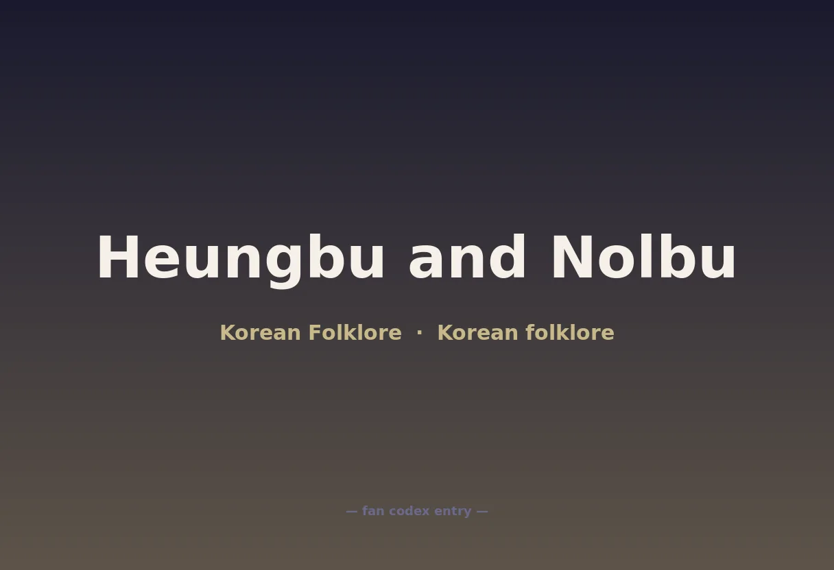 Heungbu and Nolbu