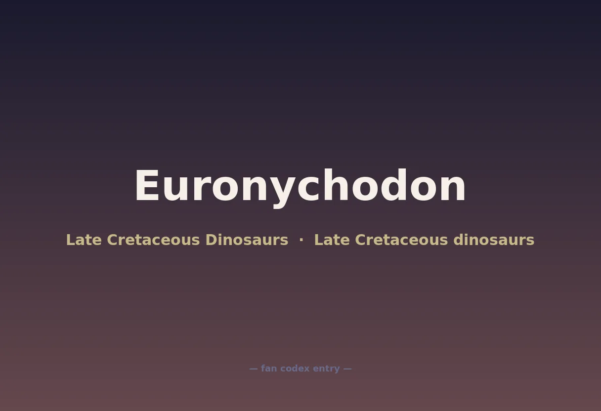 Euronychodon