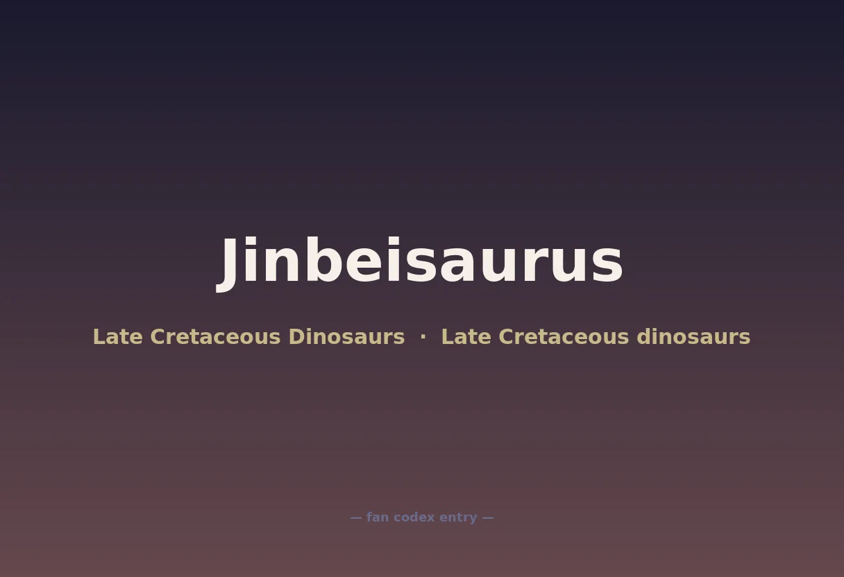 Jinbeisaurus