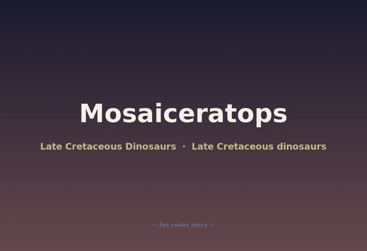 Mosaiceratops