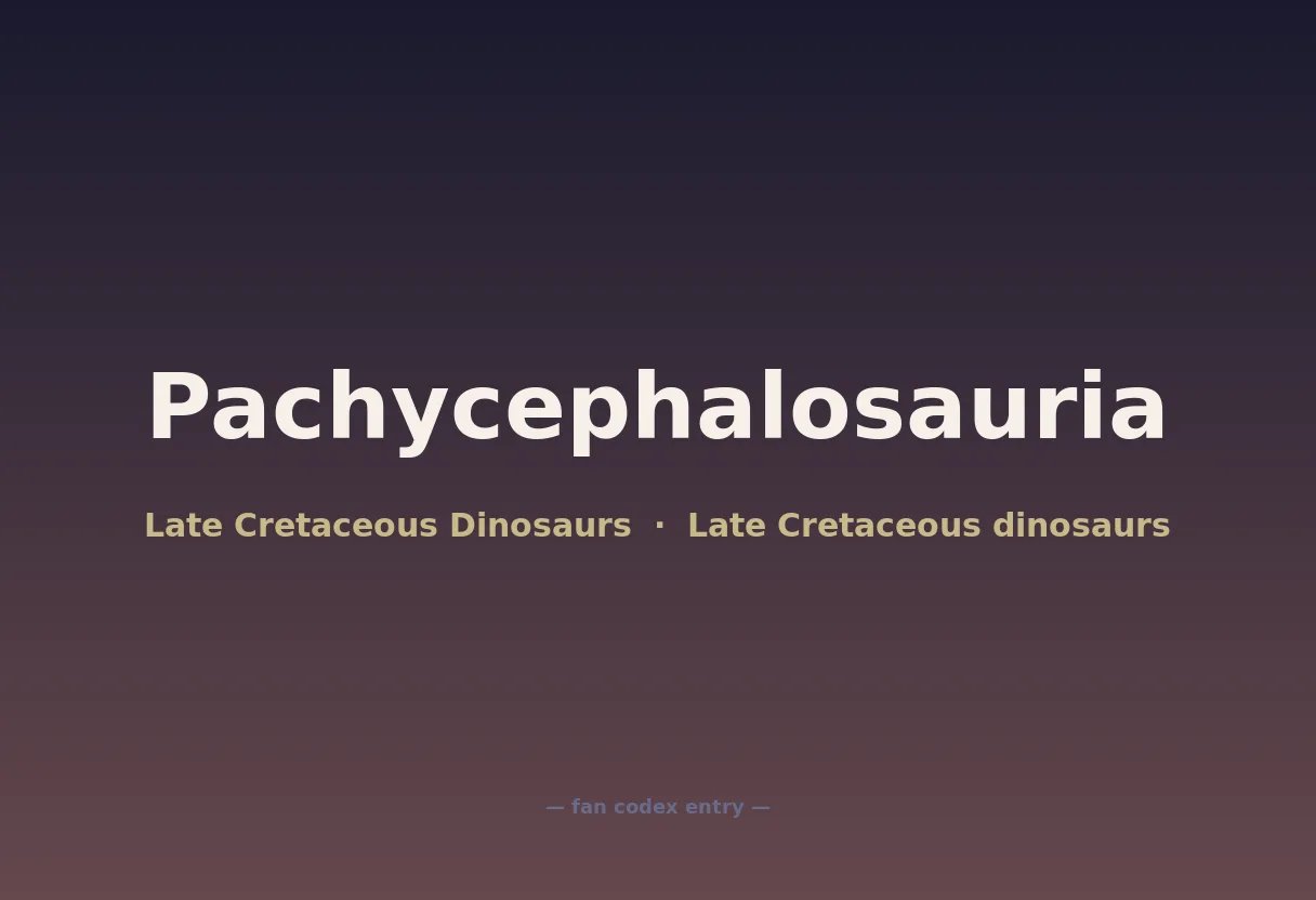 Pachycephalosauria
