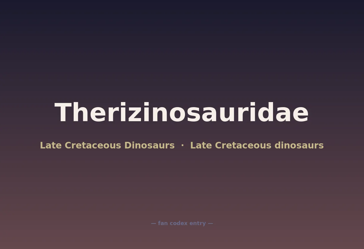 Therizinosauridae