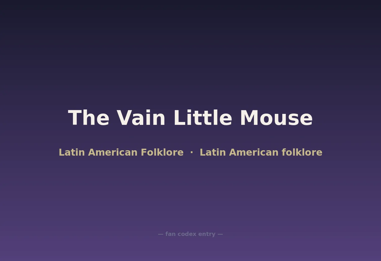 The Vain Little Mouse