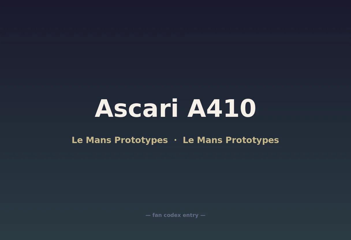 Ascari A410