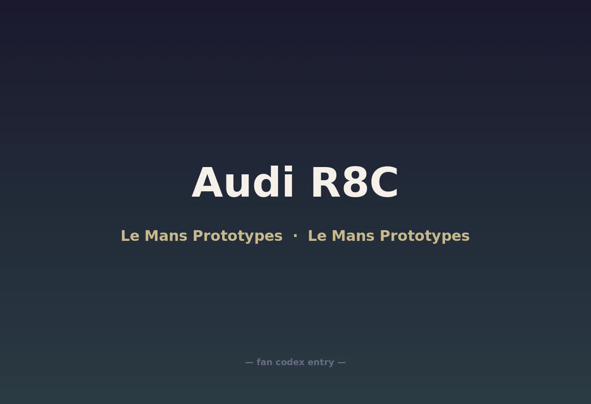 Audi R8C