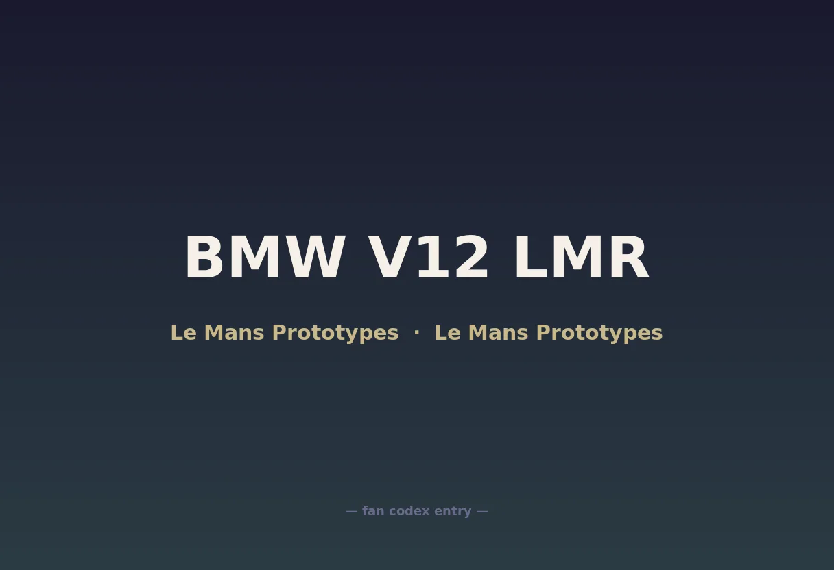 BMW V12 LMR