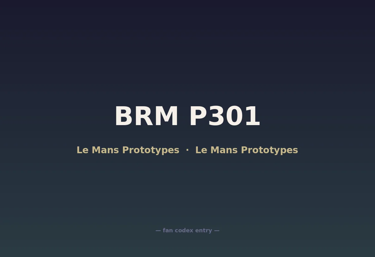 BRM P301