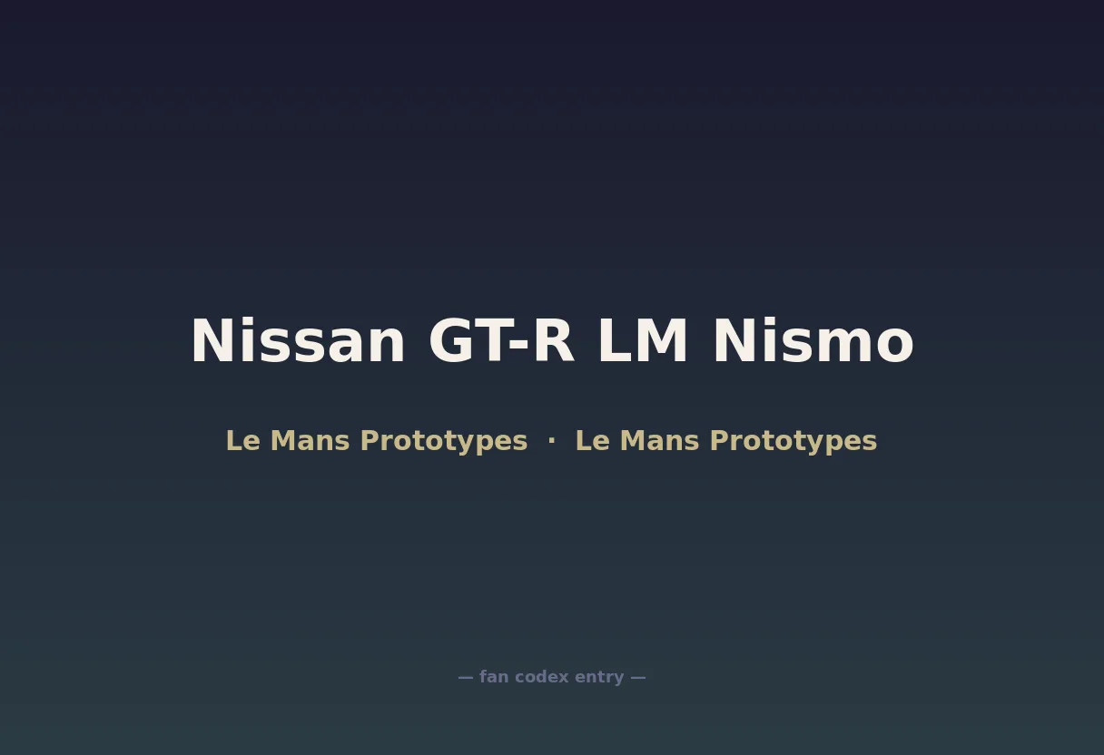 Nissan GT-R LM Nismo