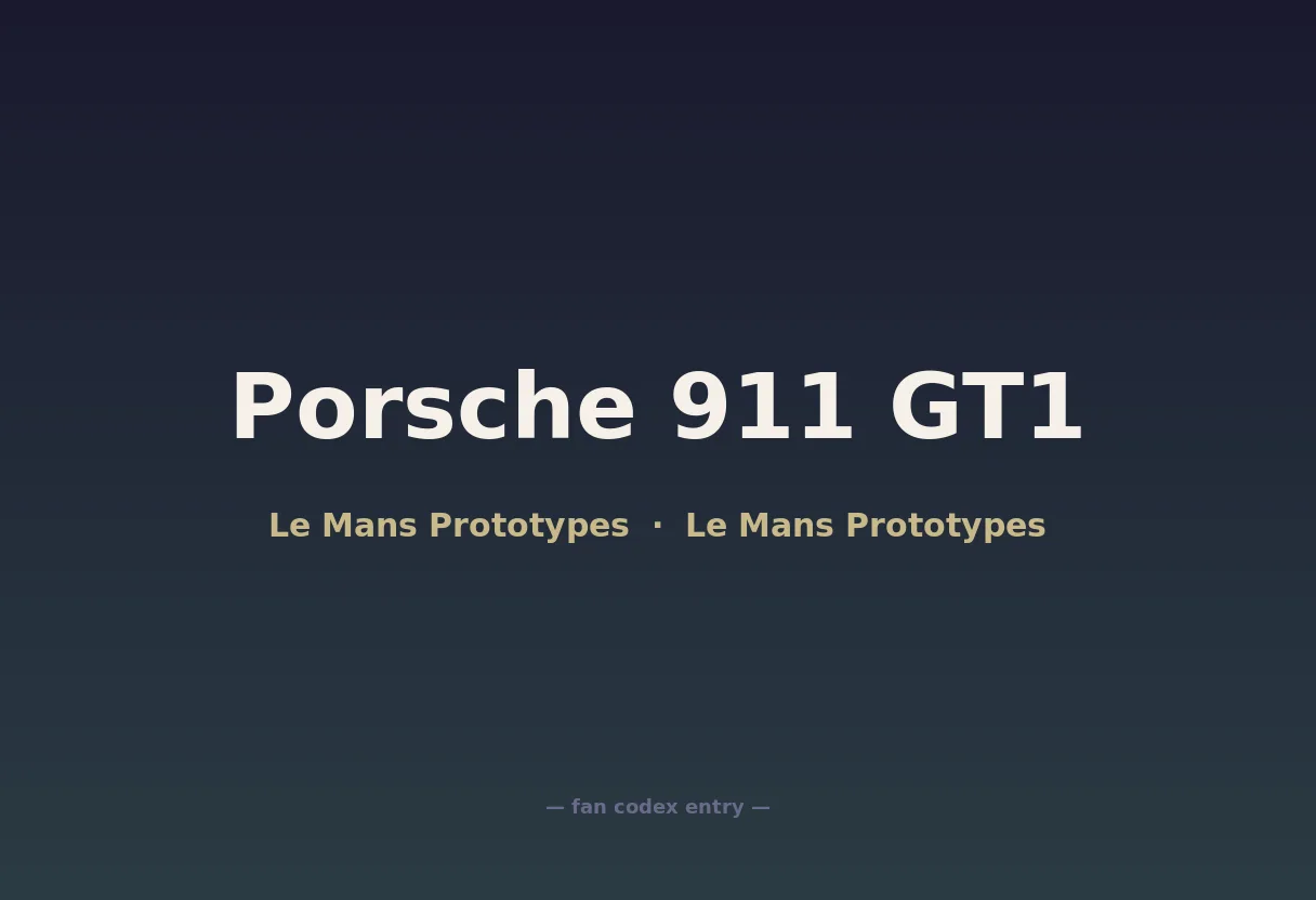 Porsche 911 GT1