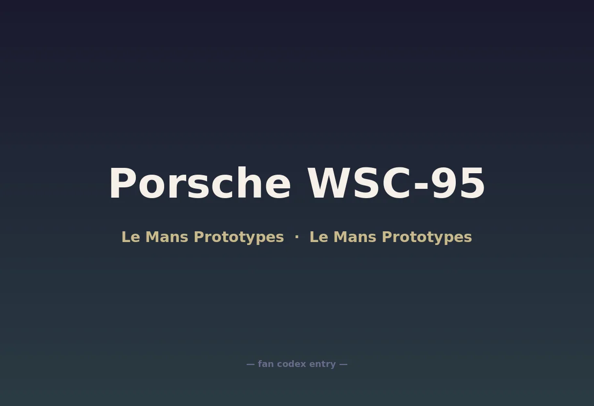 Porsche WSC-95
