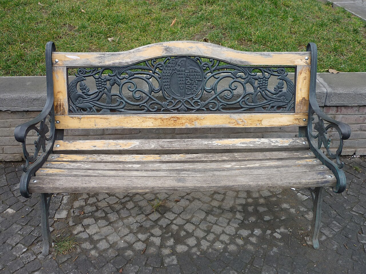 Bench, Baratashvili street, Tbilisi, Georgia