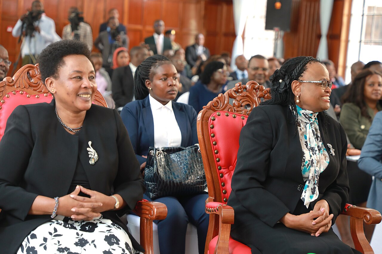 Chief Justice Martha K. Koome and Deputy Chief Justice Philomena Mwilu