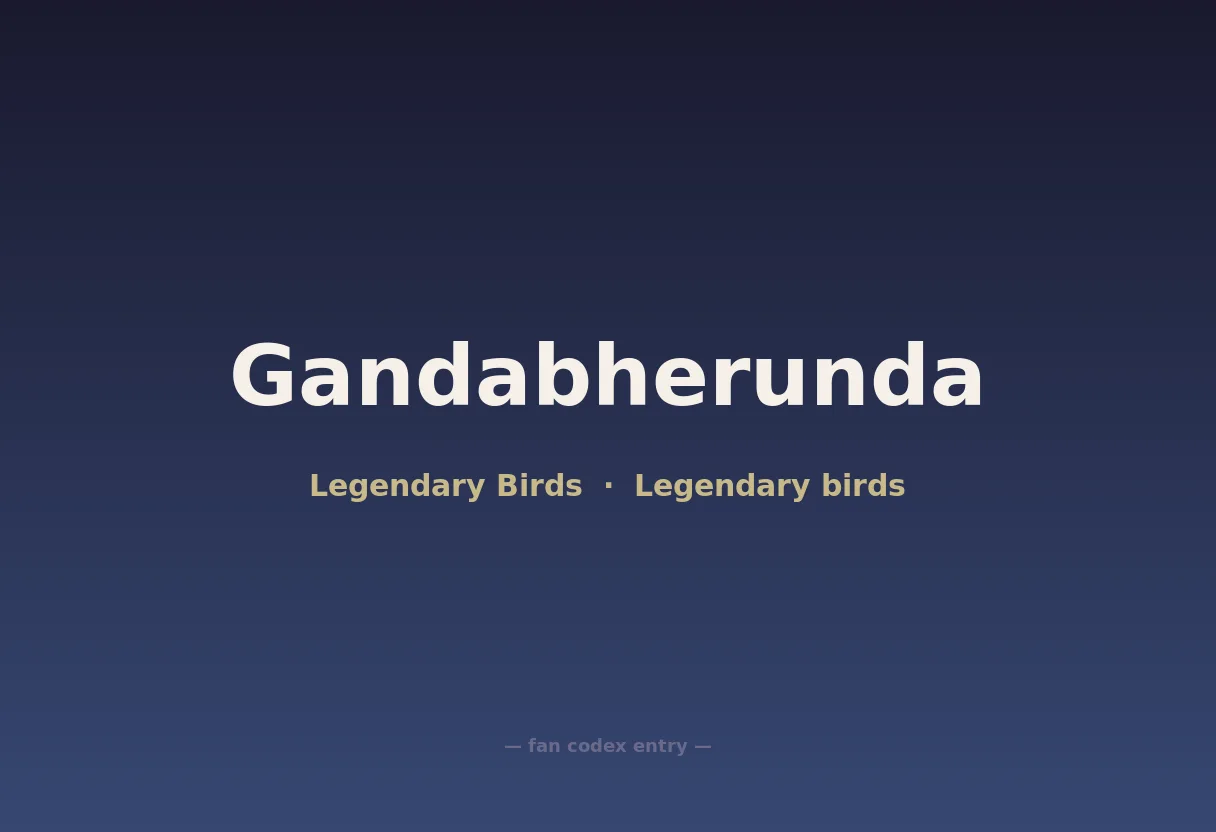 Gandabherunda