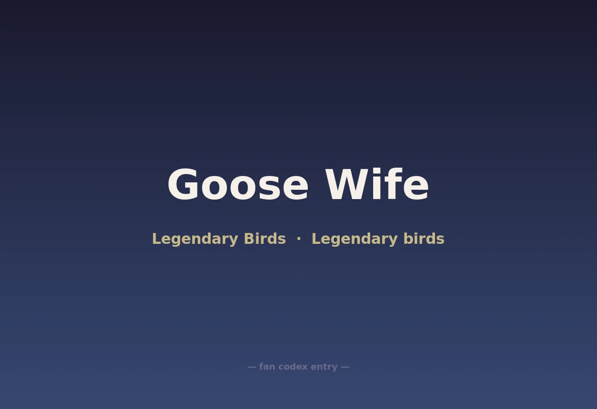 Goose Wife