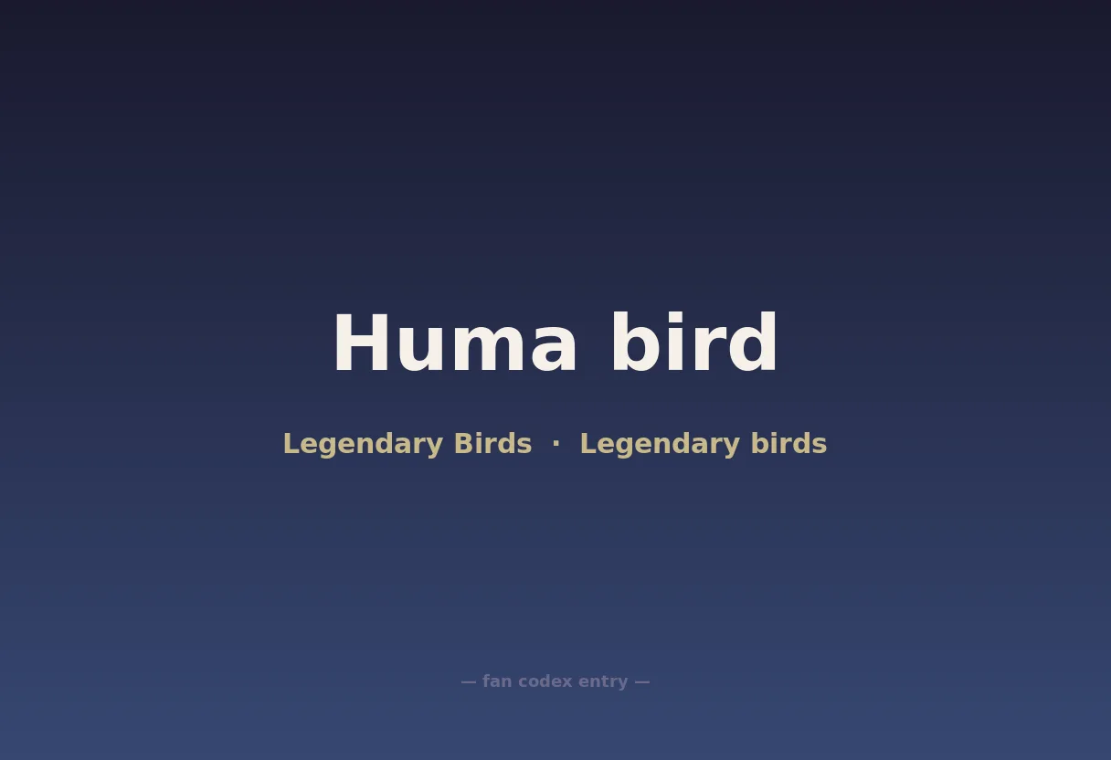 Huma bird