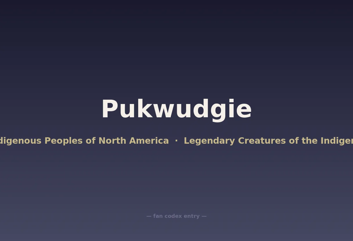 Pukwudgie