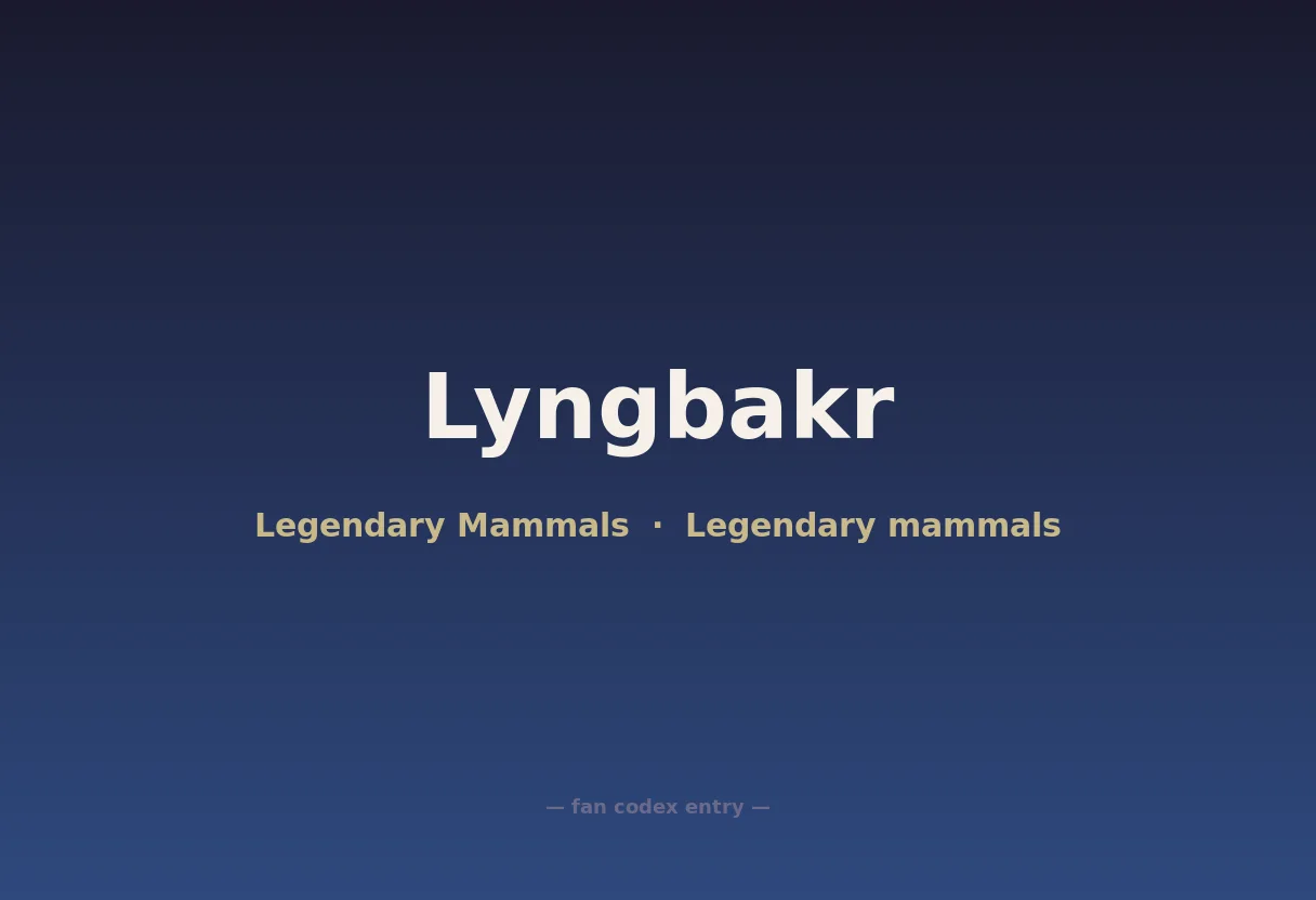 Lyngbakr