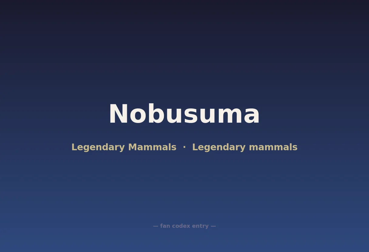 Nobusuma
