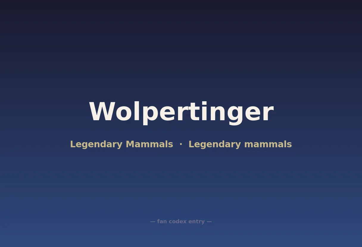 Wolpertinger