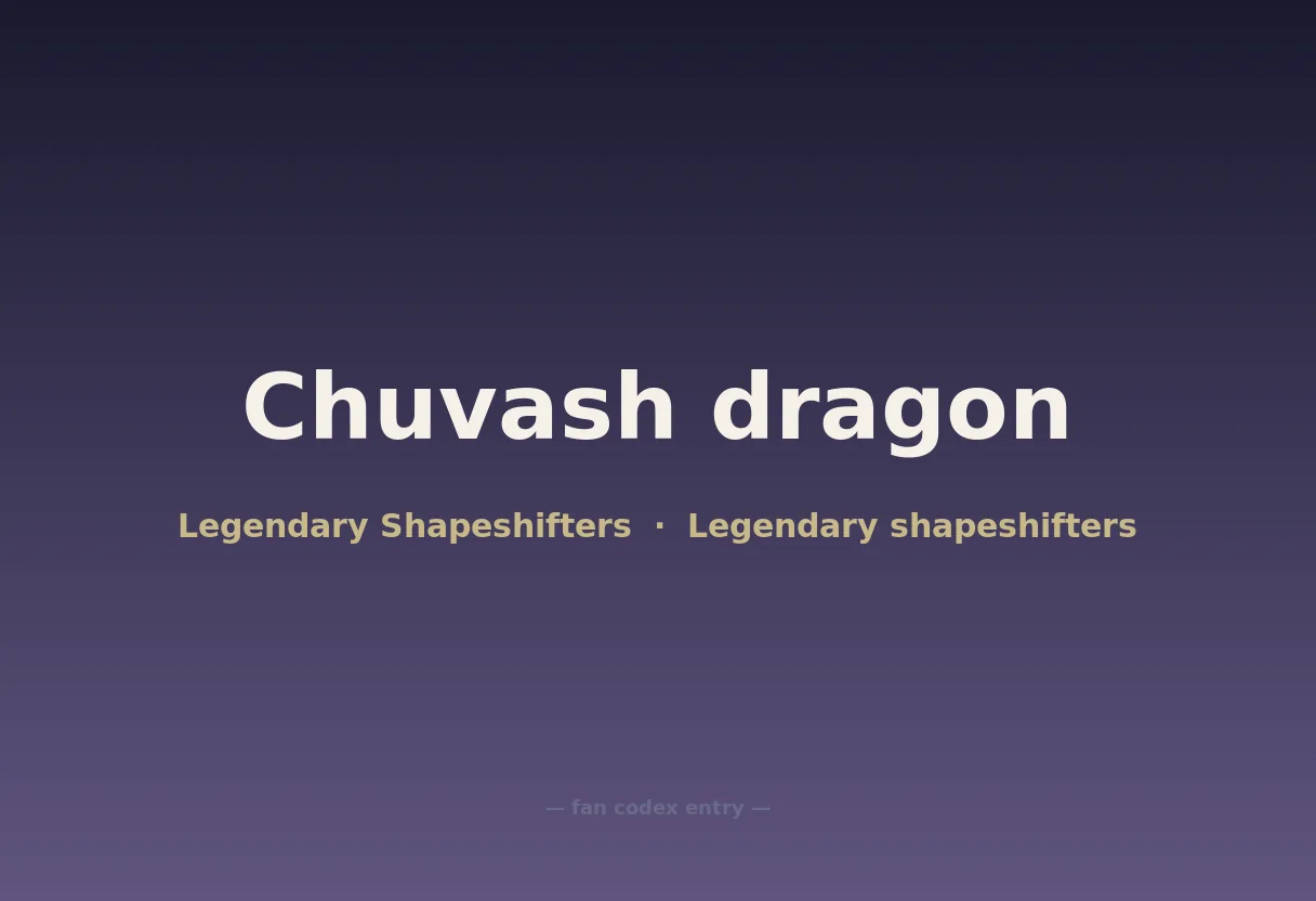 Chuvash dragon