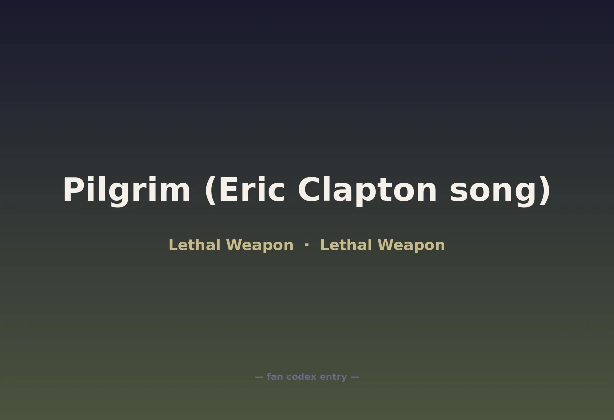 Pilgrim (Eric Clapton song)