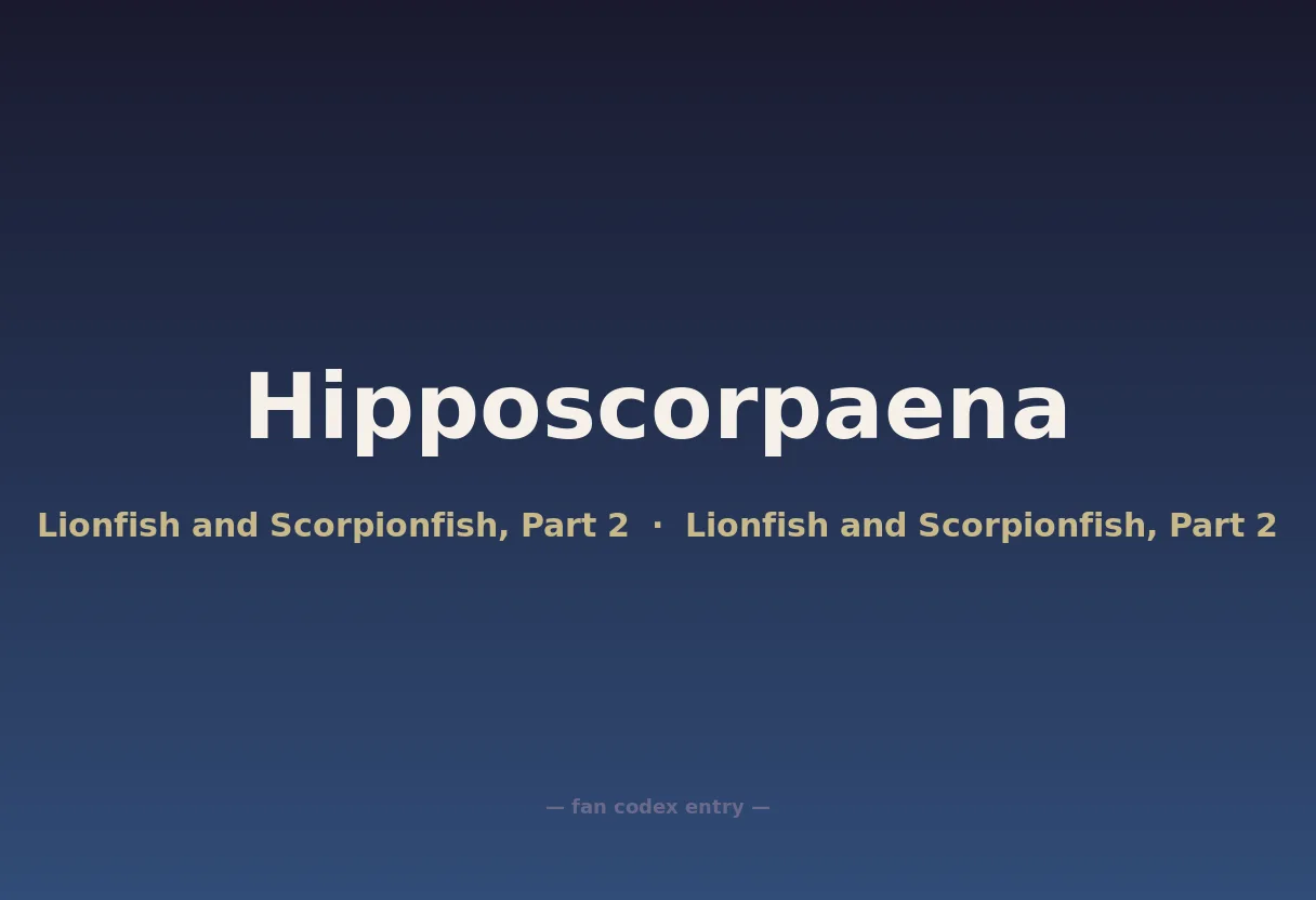 Hipposcorpaena