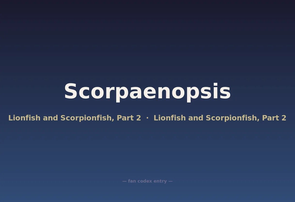 Scorpaenopsis