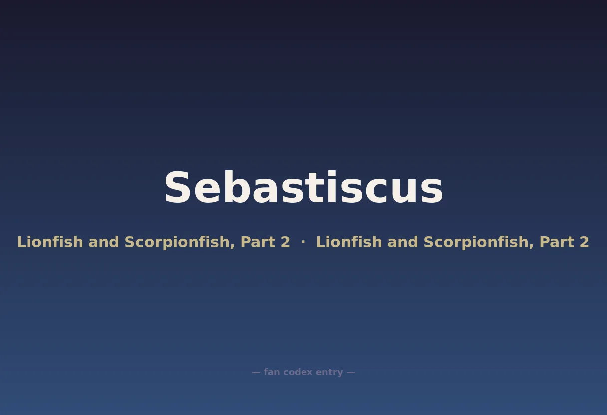 Sebastiscus