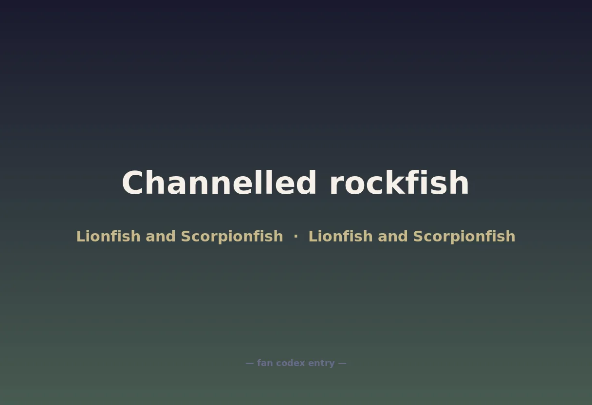 Channelled rockfish