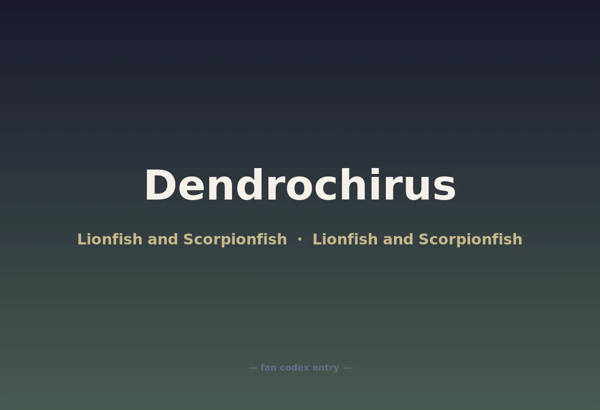 Dendrochirus