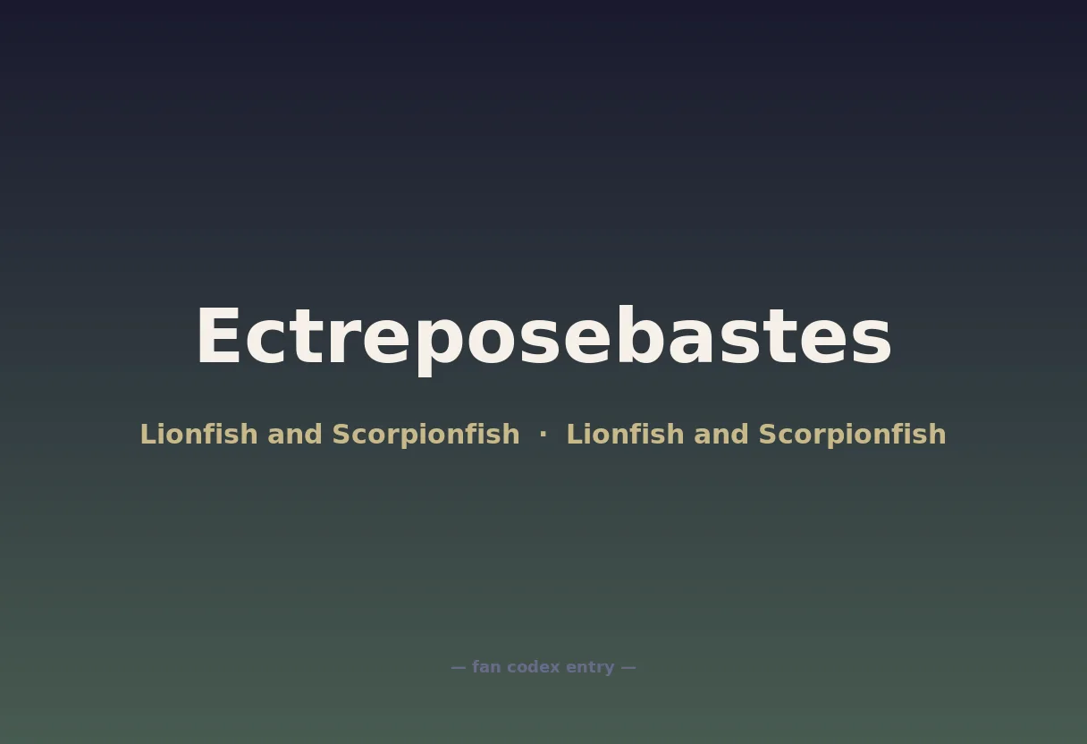 Ectreposebastes