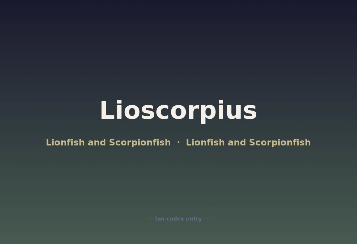 Lioscorpius