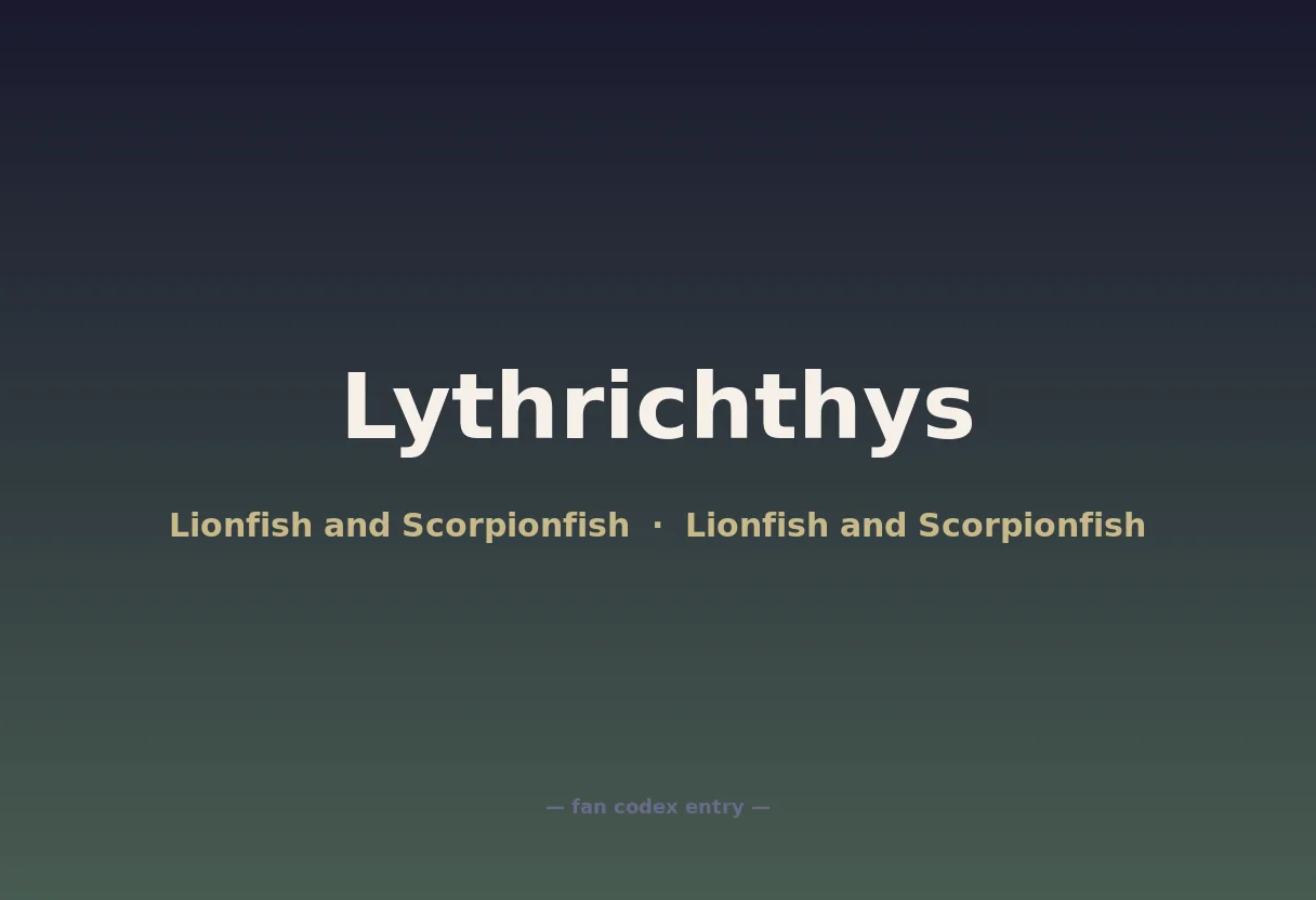 Lythrichthys