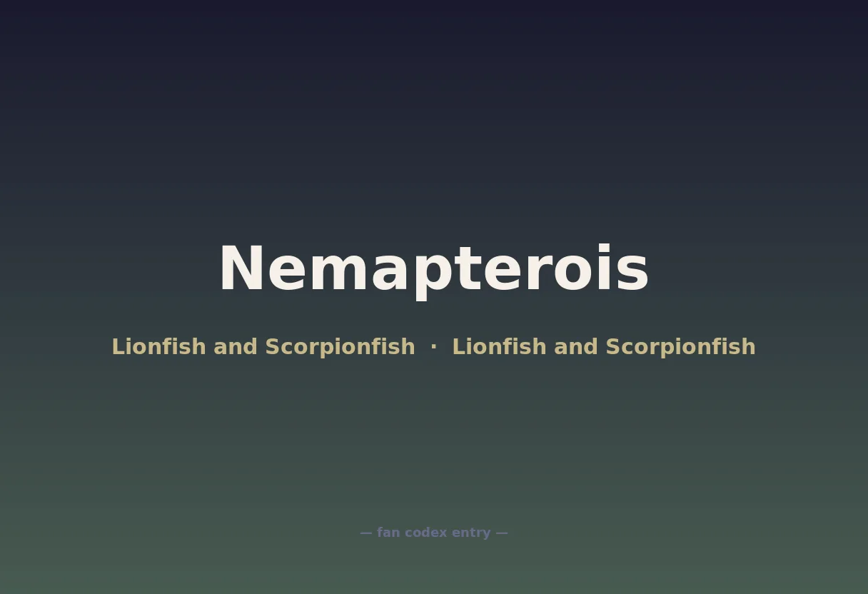 Nemapterois